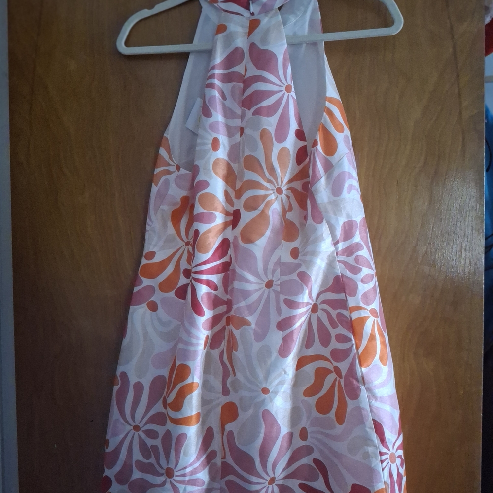 Hutch Pink and Orange Polka Dot Dress